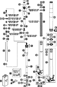 Front Fork Disassembled