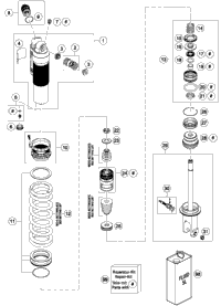 Shock Absorber Disassembled