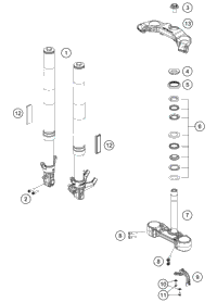 Front Fork, Triple Clamp