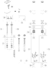 Front Fork Disassembled