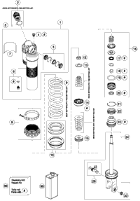 Shock Absorber Disassembled