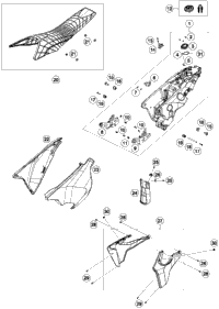 Tank, Seat, Cover