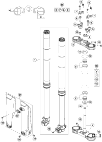 Front Fork, Triple Clamp