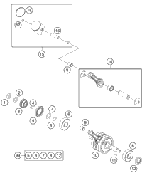 Crankshaft, Piston