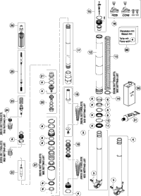 Front Fork Disassembled