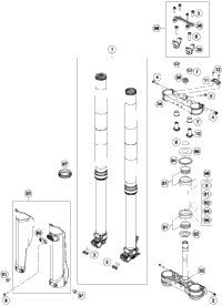 Front Fork, Triple Clamp