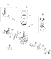 Crankshaft, Piston