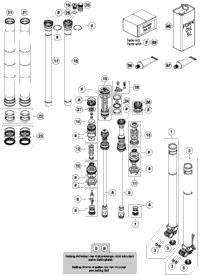 Front Fork Disassembled