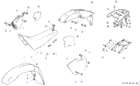 Panel, Fenders, Seat