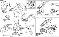 Panel, Fenders, Seat, Plate Holder
