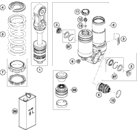 Shock Absorber Disassembled