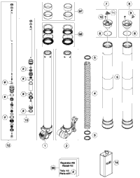 Front Fork Disassembled