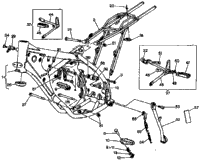 Frame, Foot Rests
