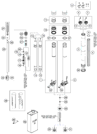 Front Fork Disassembled