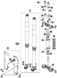 Front Fork, Triple Clamp