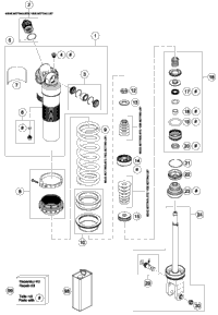 Shock Absorber Disassembled