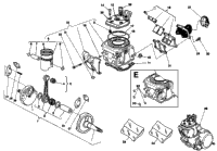 Cylinder Head,Cylinder, Piston, Crank Shaft