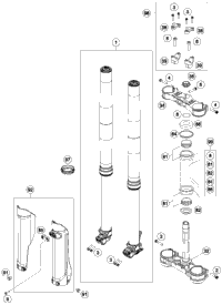 Front Fork, Triple Clamp