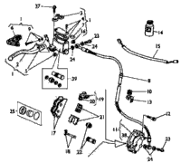 Front Hydraulic Brake