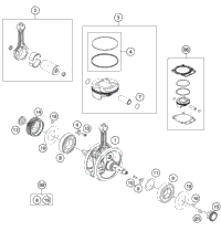 Crankshaft, Piston
