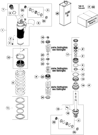 Shock Absorber Disassembled