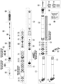 Front Fork Disassembled