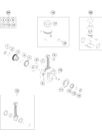 Crankshaft, Piston