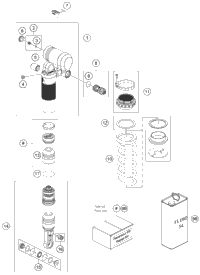 Shock Absorber Disassembled