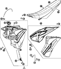 Tank, Seat, Cover