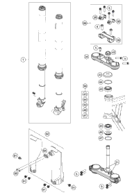 Front Fork, Triple Clamp
