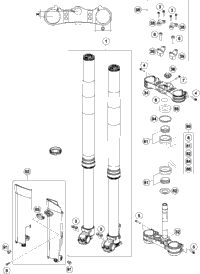 Front Fork, Triple Clamp