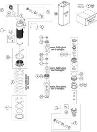 Shock Absorber Disassembled