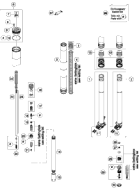 Front Fork Disassembled