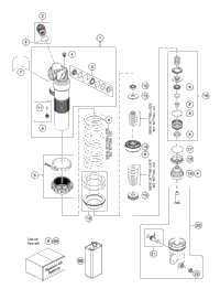 Shock Absorber Disassembled