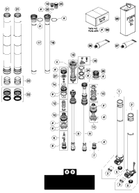 Front Fork Disassembled