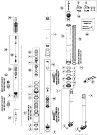 Front Fork Disassembled