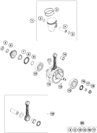 Crankshaft, Piston
