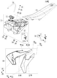 Tank, Seat, Cover
