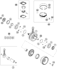 Crankshaft, Piston