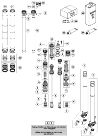 Front Fork Disassembled