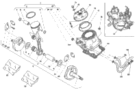 Cylinder Head, Cylinder, Piston, Crankshaft