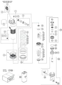 Shock Absorber Disassembled