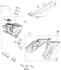 Tank, Seat, Cover