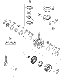 Crankshaft, Piston