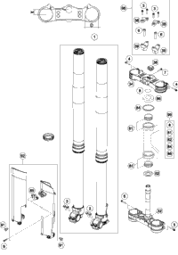 Front Fork, Triple Clamp