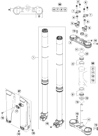 Front Fork, Triple Clamp