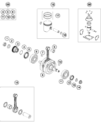 Crankshaft, Piston