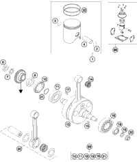 Crankshaft, Piston