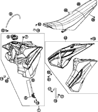 Tank, Seat, Cover