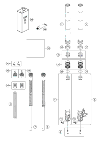 Front Fork Disassembled